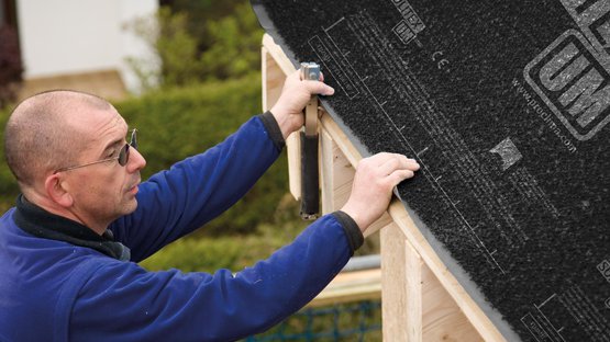 SOLITEX UM connect Unterdeckbahn mit 3D-Trennlage und Selbstklebestreifen 1,50 x 25 m