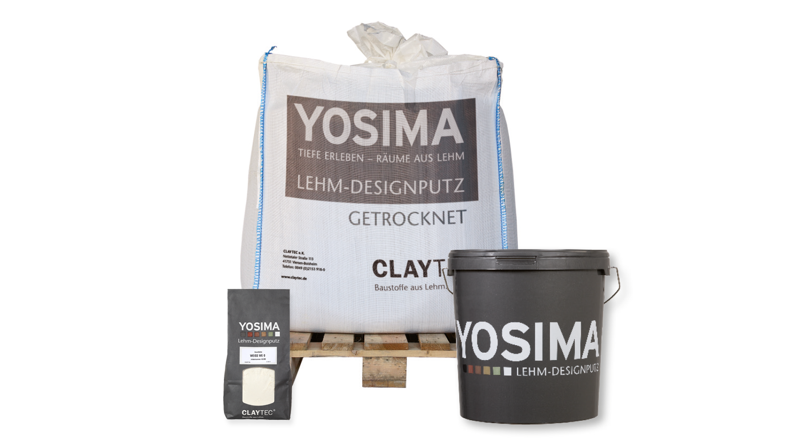 YOSIMA Lehm-Designputz Classic -Farbtöne