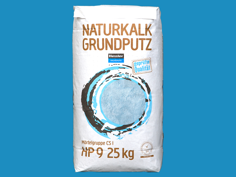 HESSLER Naturkalk Grundputz HP9 - 4 mm, 25 kg/Sack