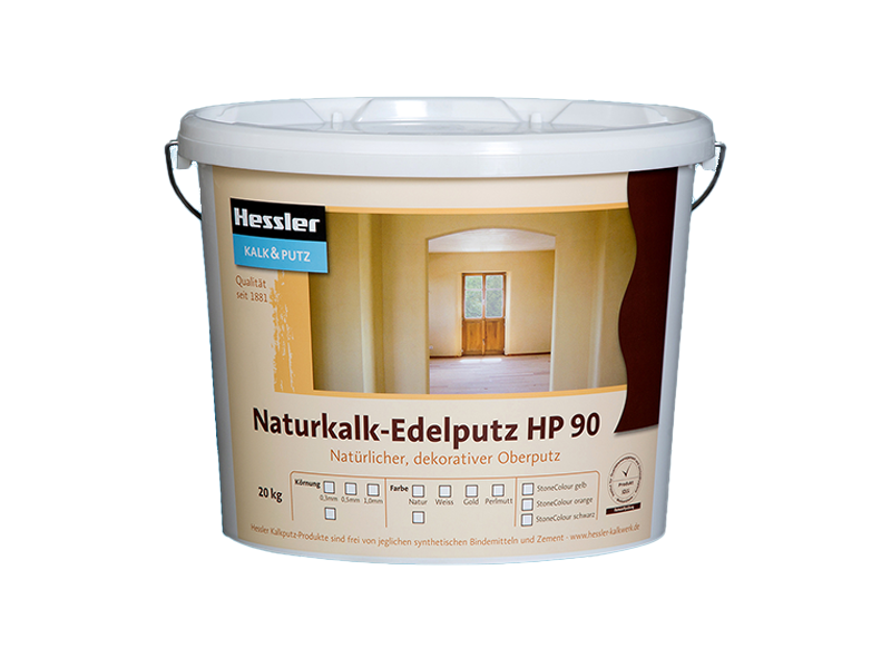 Hessler Naturkalk Edelputz HP 90 20 kg/Eimer