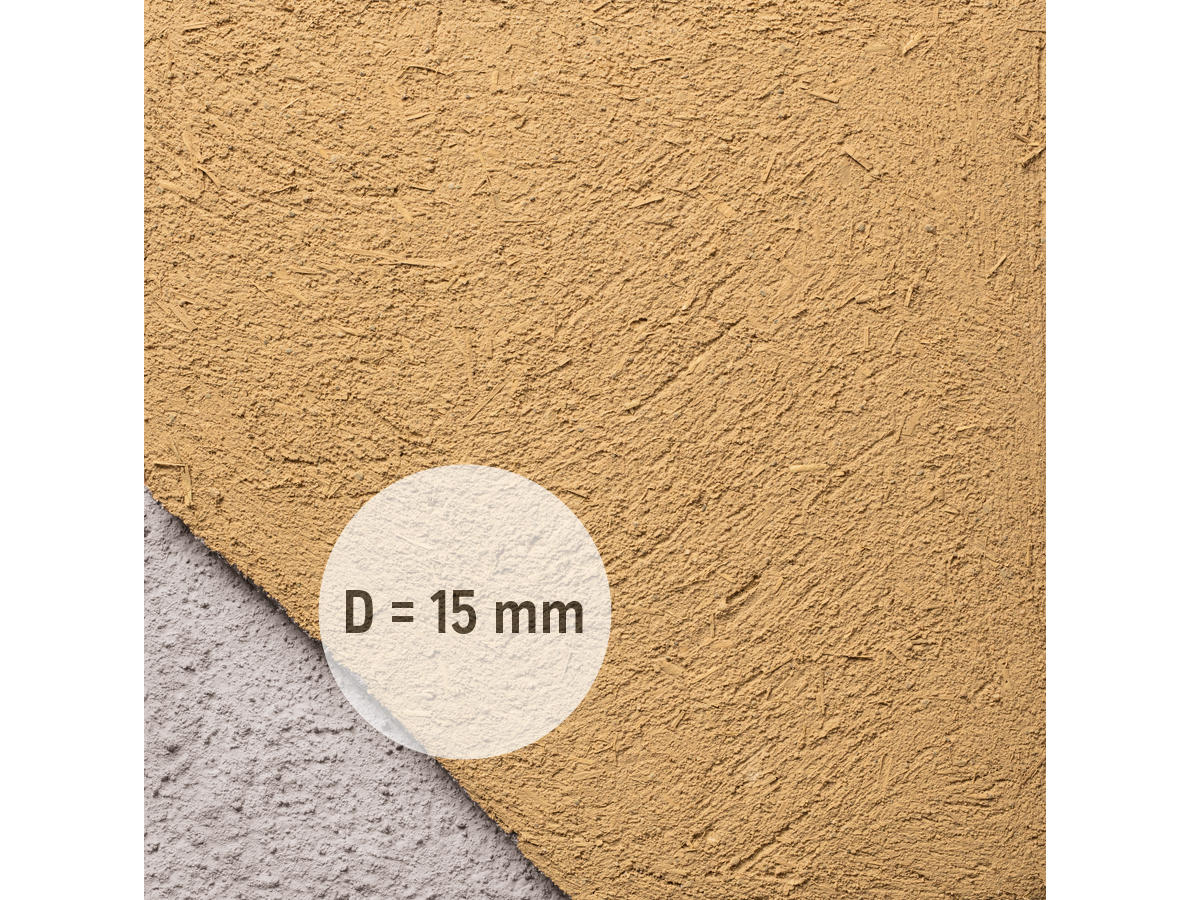 CLAYTEC Lehmunterputz mit Stroh