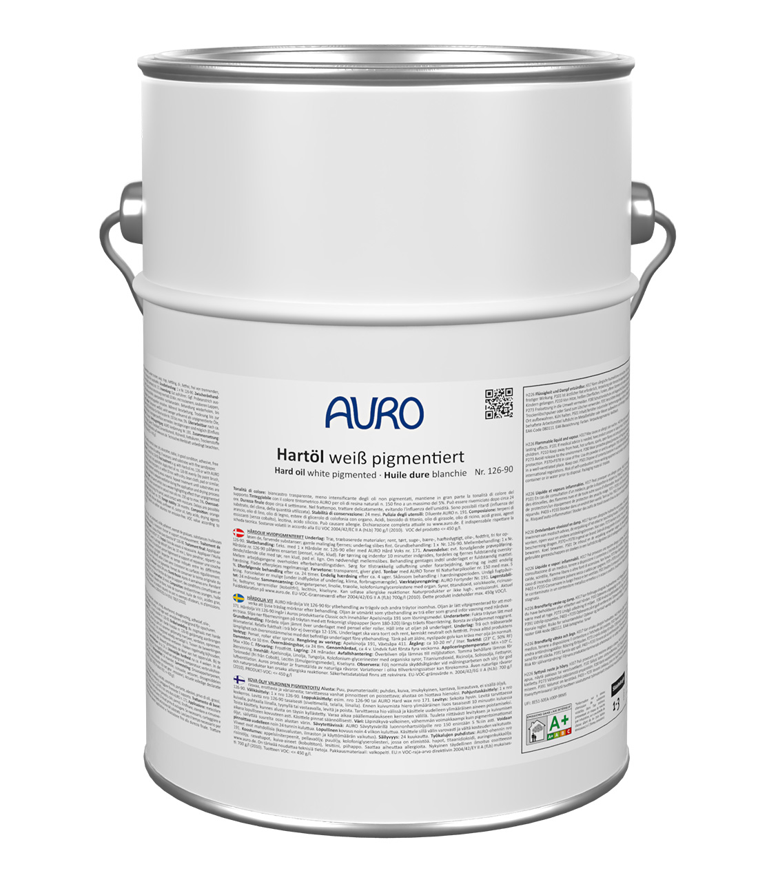 AURO Hartöl-Weiß pigmentiert Nr. 126-90