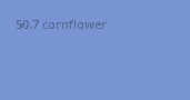 50.7 cornflower