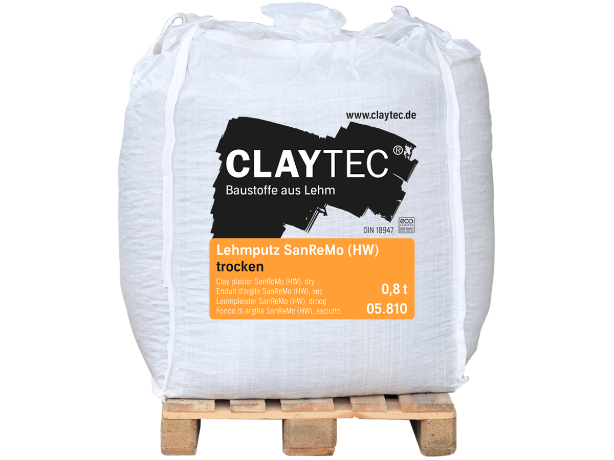 CLAYTEC Lehmputz SanReMo