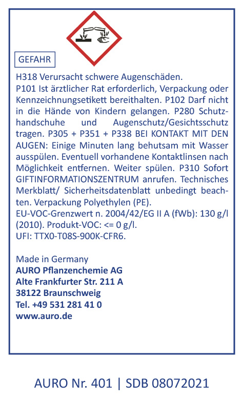 AURO Nadelholzlauge Nr. 401 - 2 L
