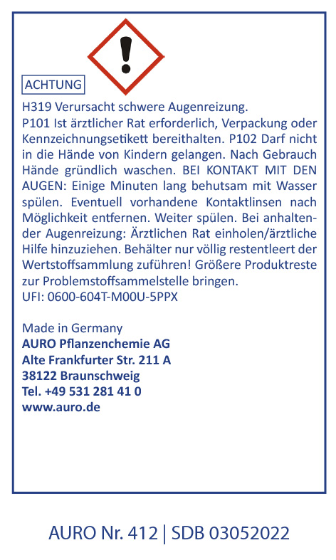 AURO Schimmel-Entferner Nr. 412 - 0,5 L