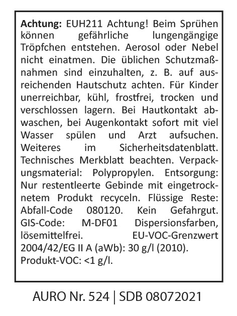 AURO Plantodecor Premium-Wandfarbe Nr. 524